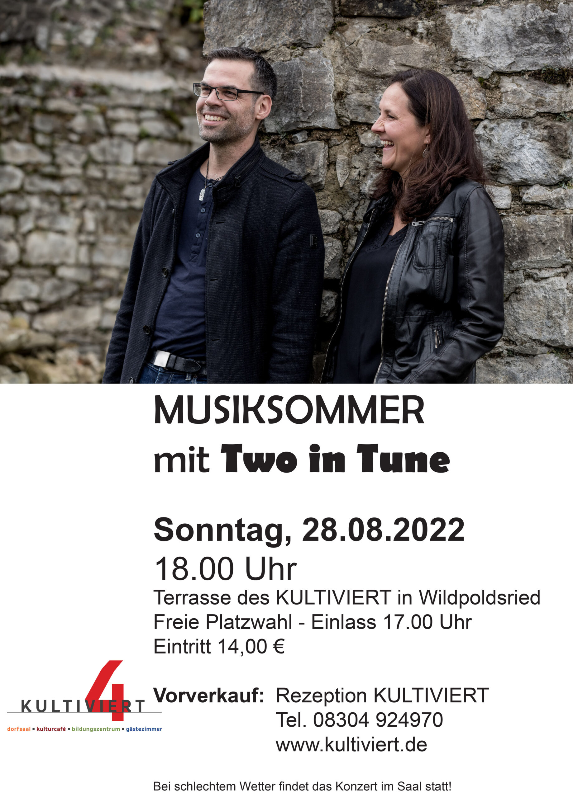 Read more about the article MUSIKSOMMER mit Zwo in Tune