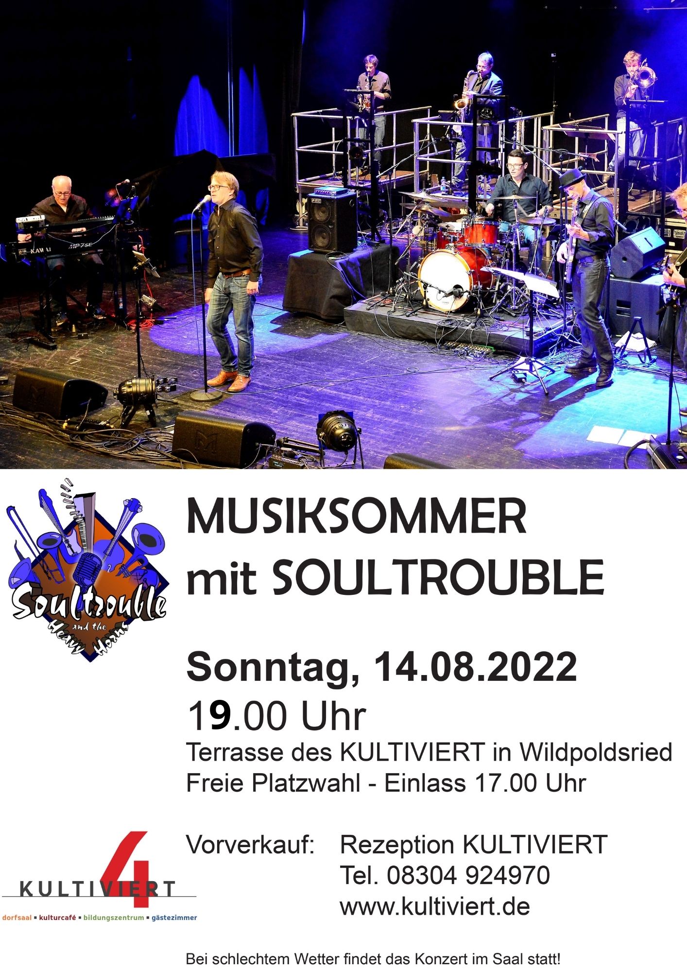 Read more about the article MUSIKSOMMER mit SOULTROUBLE