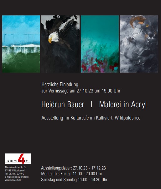 You are currently viewing Ausstellung HEIDRUN BAUER